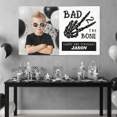 Slecht tot op het Bot Skelet Foto 2de Verjaardagsf Spandoek