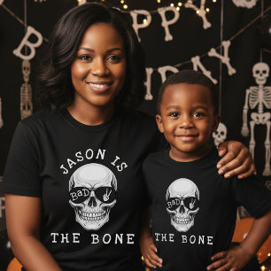 Slecht tot op het Bot Skelet Schedel 2e Verjaardag T-shirt