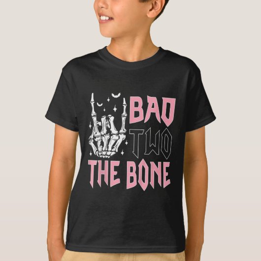 Slecht tot op het Bot Versiering Feestje 2 Jaar Ou T-shirt (Voorkant)