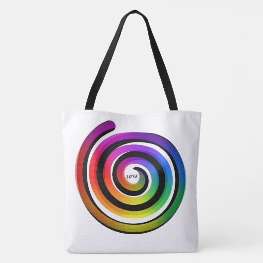 Slecht van LOVE Tote Bag (Achterkant)