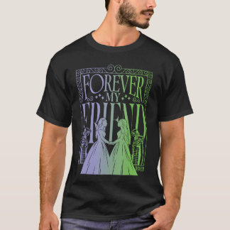 Slecht voor altijd mijn vriend silhouetten fami t-shirt