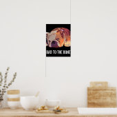 Slecht voor de Bone Bulldog tattoos en piercing Poster (Keuken)