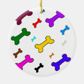 Slecht voor de Bone Colorful Pet Ornament (Achterkant)