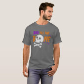 Slecht voor de Bone Funny Halloween Skeleton Hallo T-shirt (Voorkant volledig)