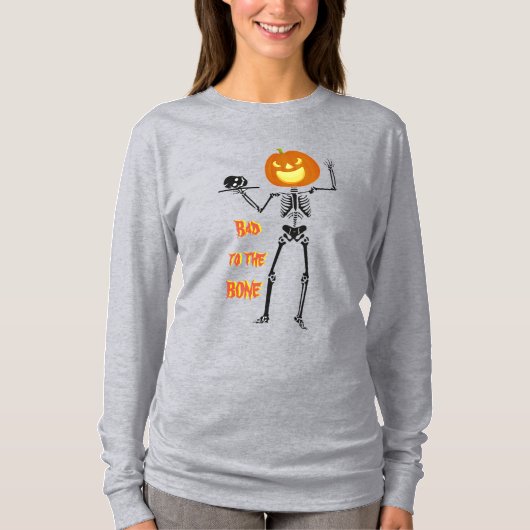 Slecht voor de Bone Halloween T-Shirt (Voorkant)