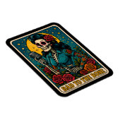 Slecht voor de Bone Retro Skeleton Singer Magneet (Rechterzijde)