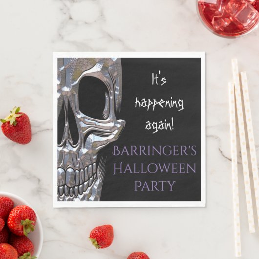 Slecht voor de Bone Skull Party Servet (Insitu)