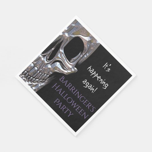 Slecht voor de Bone Skull Party Servet (Hoek)