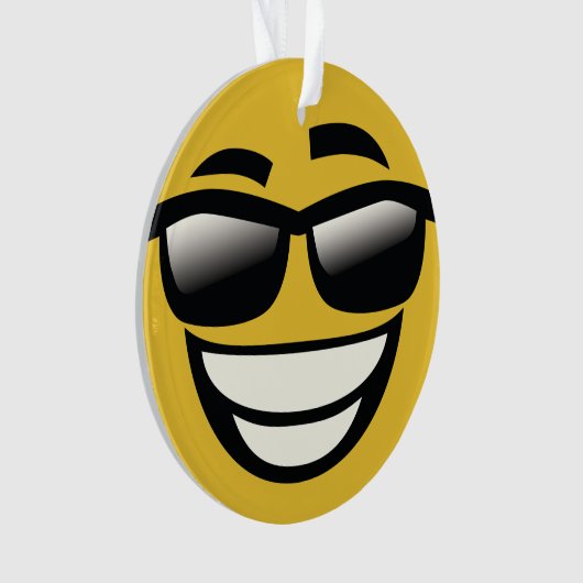 slecht voor de botemoji ornament (voorkant)