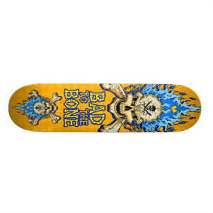 Slecht voor de botschedel skateboard