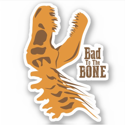 Slecht voor de botte sticker (Voorkant)