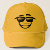 Slecht voor de coole Bone Emoji Trucker Pet (Voorkant)