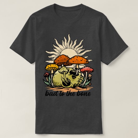 Slecht voor de  schedel van de botkreeft met GR T-shirt (Design voorkant)
