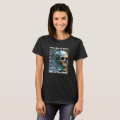 Slecht voor het bot (donker) T-shirt (Voorkant volledig)