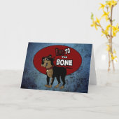 Slecht voor het bot Wenskaart Kaart (Gele Bloem)