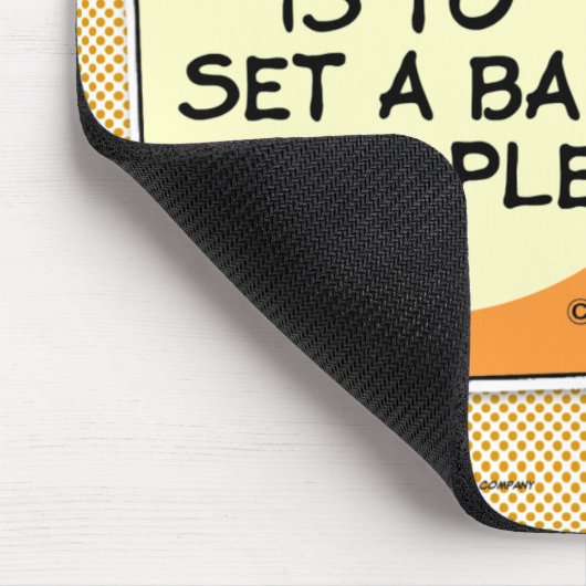 Slecht voorbeeld muismat (Hoek)