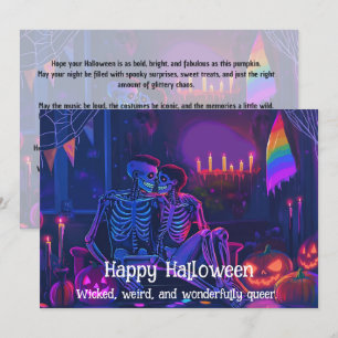 🌈🎃Slecht, vreemd en wonderlijk queer LGBT kaart