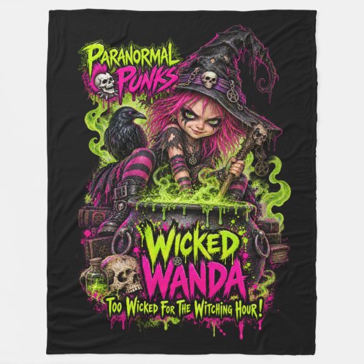 Slecht Wanda - Paranormale Punks Fleece Deken (Voorkant)