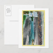 Slecht water in het National Monument (Death Valle Briefkaart (Voorkant / Achterkant)