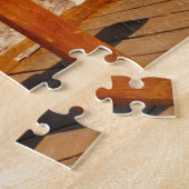 Slecht waterbekken in Nevada. Kerstgroeten Legpuzzel (Zijkant)