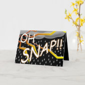 Slecht Weather Geannelleerde de Greep van de Gebeu Kaart (Gele Bloem)