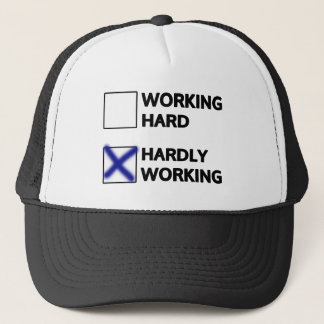 Slecht werken trucker pet