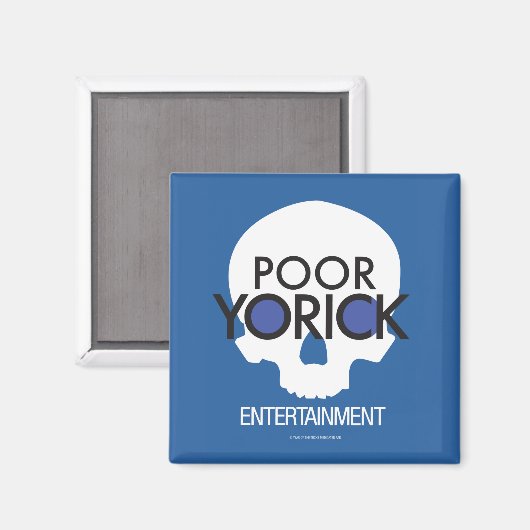 Slecht Yorick Entertainment logo Magneet (Voorkant / Achterkant)