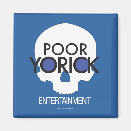 Slecht Yorick Entertainment logo Magneet (Voorkant)