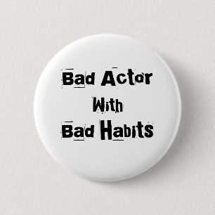 Slechte actor met slechte Button