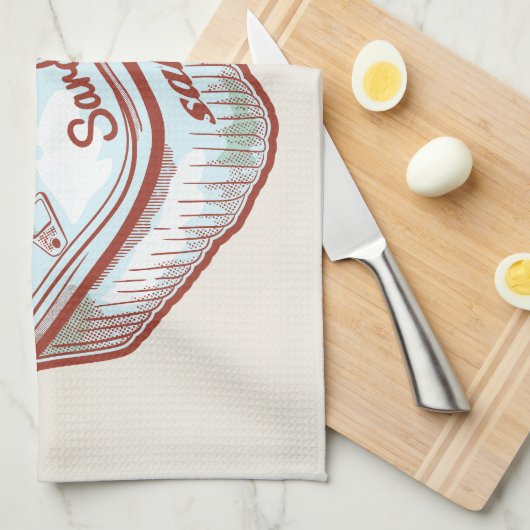 Slechte adem grappig Sardines blik Theedoek (Quarter Fold)