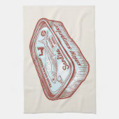 Slechte adem grappig Sardines blik Theedoek (Verticaal)