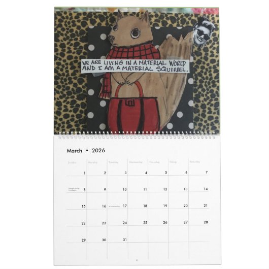 Slechte agenda voor meisjes kalender (Mar 2026)