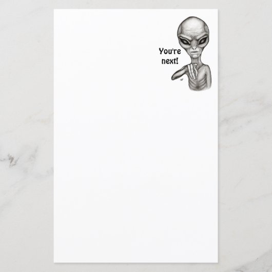 Slechte Alien, jij bent de volgende! (Voorkant)