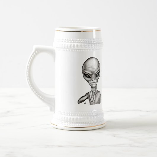 Slechte Alien, jij bent de volgende! Bierpul (Links)