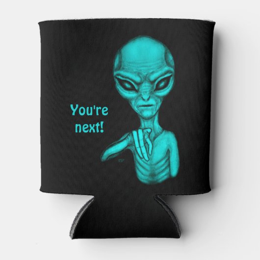 Slechte Alien, jij bent de volgende! Blikjeskoeler (Voorkant)