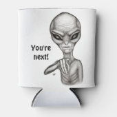 Slechte Alien, jij bent de volgende! Blikjeskoeler (Voorkant)