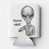 Slechte Alien, jij bent de volgende! Blikjeskoeler (Achterkant)