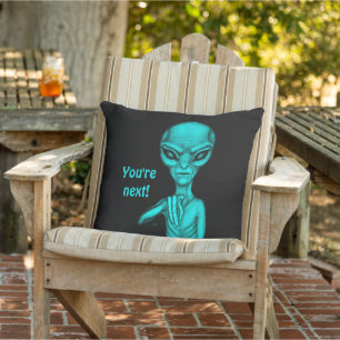 Slechte Alien, jij bent de volgende! Buitenkussen