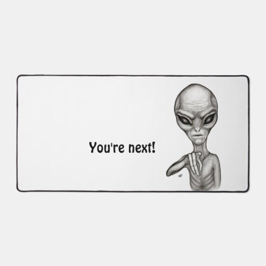 Slechte Alien, jij bent de volgende! Bureaumat (Voorkant)