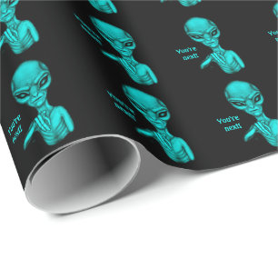 Slechte Alien, jij bent de volgende! Cadeaupapier