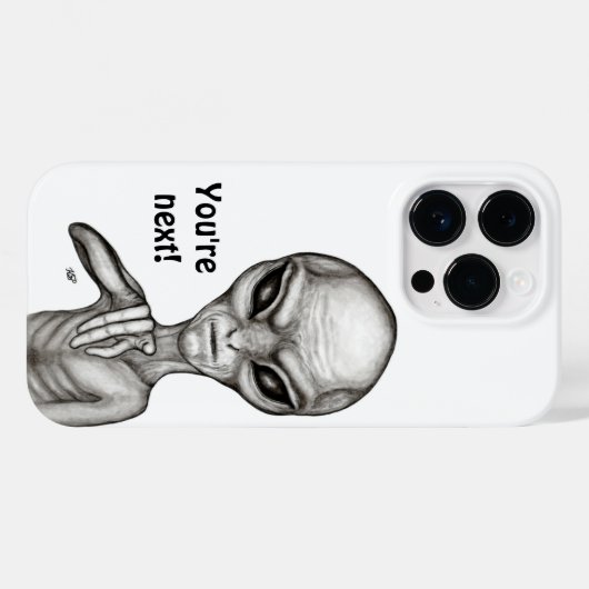 Slechte Alien, jij bent de volgende! Case-Mate iPhone Case (Achterkant (horizontaal))