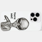 Slechte Alien, jij bent de volgende! Case-Mate iPhone Case (Achterkant (horizontaal))