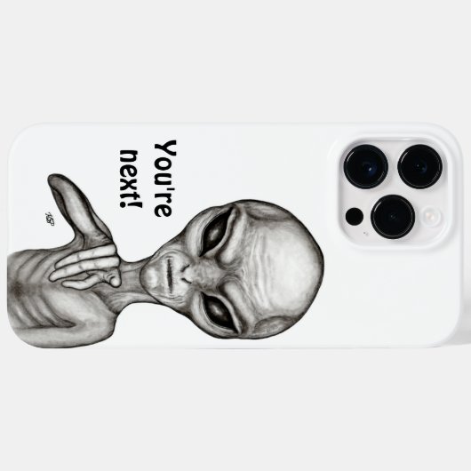 Slechte Alien, jij bent de volgende! Case-Mate iPhone Case (Achterkant (horizontaal))