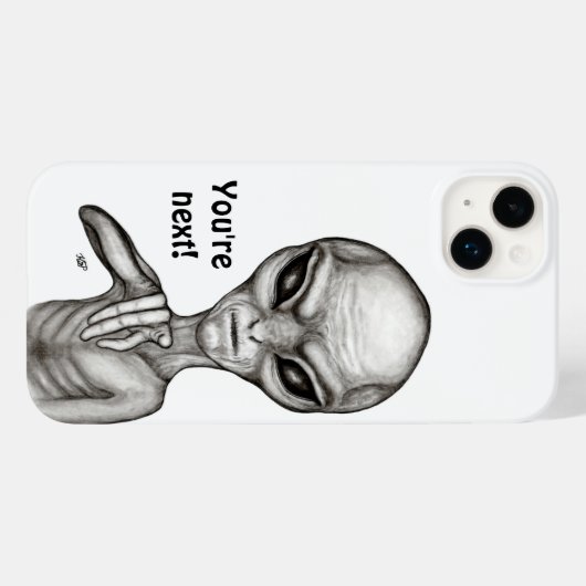 Slechte Alien, jij bent de volgende! Case-Mate iPhone Case (Achterkant (horizontaal))