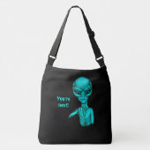 Slechte Alien, jij bent de volgende! Crossbody Tas (Voorkant)