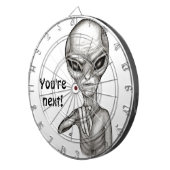 Slechte Alien, jij bent de volgende! Dartbord (Voorkant Rechts)