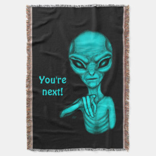 Slechte Alien, jij bent de volgende! Deken
