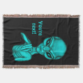 Slechte Alien, jij bent de volgende! Deken (Voorkant)