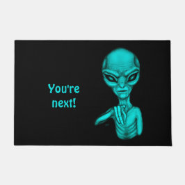 Slechte Alien, jij bent de volgende! Deurmat