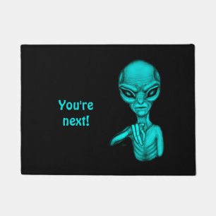 Slechte Alien, jij bent de volgende! Deurmat